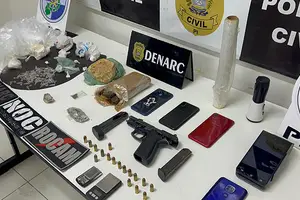 Apreensão das Forças de Segurança de forma integrada (Foto: SSP-PI)