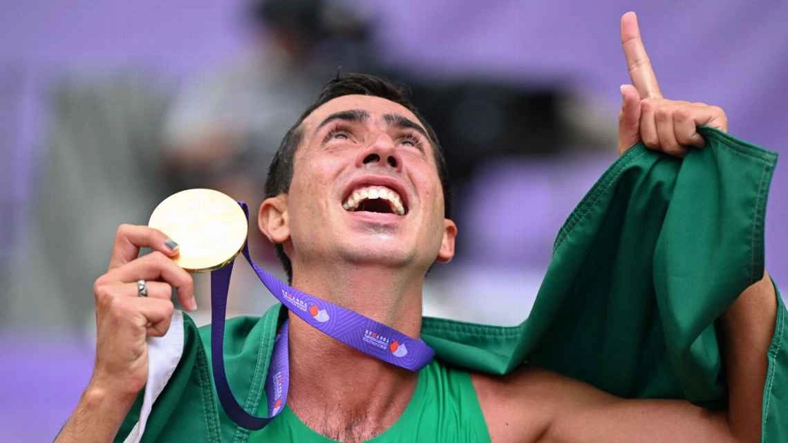 Caio Bonfim, campeão mundial da marcha atlética de 20km, em Tóquio no Japão
