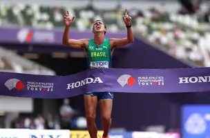 Caio Bonfim campeão mundial (Foto: imagem de reprodução)