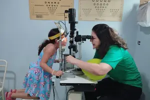 Campanha oftalmológica infantil (Foto: SESAPI)