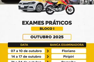 Exames Detran cronograma (Foto: Reprodução)