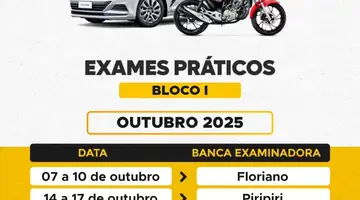 Exames Detran cronograma (Foto: Reprodução)