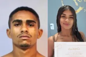 Herlerson de Sousa foi indiciado por feminicídio e fraude processual contra a própria prima, Tainá da Silva Sousa, de 22 anos (Foto: Foto montagem)