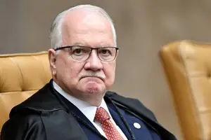 Luiz Edson Fachin, do STF, em sessão plenária (Foto: Evaristo Sá)