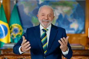Lula em pronunciamento a nação pelo dia 7 de Setembro (Foto: Ricardo Stuckert / PR)