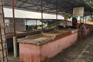 Mercado do Bela Vista II abandonado pelo poder público municipal (Foto: Revista40graus)