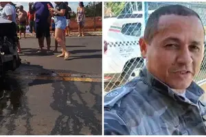 Subtenente Raimundo Coleta, da Polícia Militar do Piauí (PM-PI), morreu nesta segunda-feira (1°) (Foto: Foto montagem)