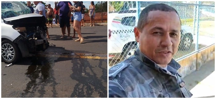 Subtenente Raimundo Coleta, da Polícia Militar do Piauí (PM-PI), morreu nesta segunda-feira (1°)