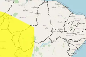 Alerte de chuvas (Foto: Inmet)