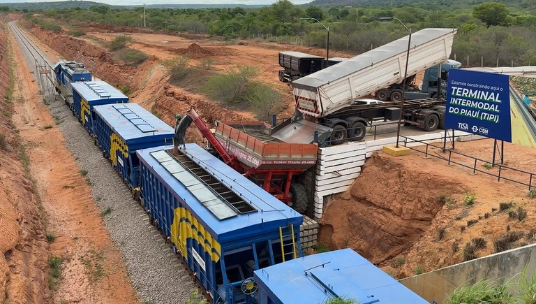 Após testes partindo do Piauí, Transnordestina planeja novas operações com grãos e minérios