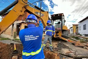 Com investimentos de R$ 112 milhões, Águas de Teresina dá continuidade na expansão do esgotamento sanitário em janeiro de 2026 (Foto: Águas de Teresina)