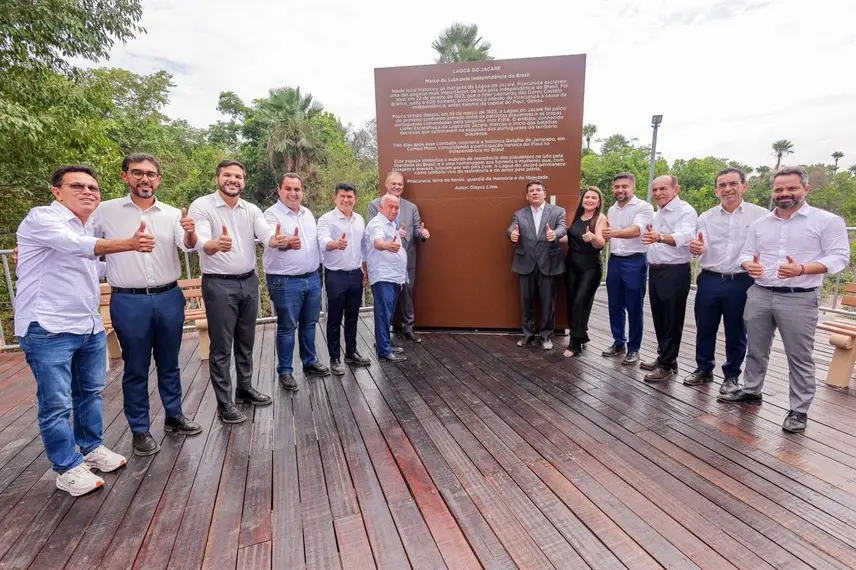 Inauguração do Monumento Lagoa do Jacaré