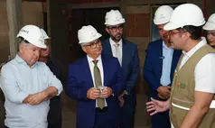 Governador em exercício vistoria obras do Hospital Regional de São Raimundo Nonato