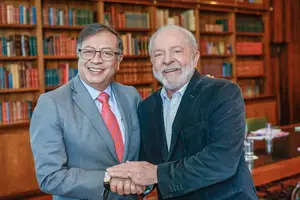 O presidente da Colômbia, Gustavo Petro, e o presidente do Brasil, Luiz Inácio Lula da Silva (Foto: Reprodução | Ricardo Stuckert/PR)