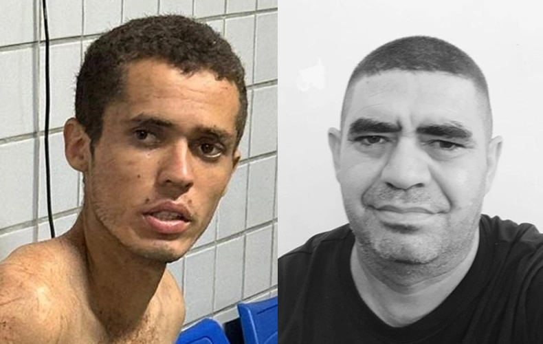 Victor Gomes e o pai assassinado Sebastião da Cruz Oliveira Gomes