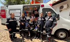 Ambulância da CRT ganha decoração especial para o Dia das Crianças