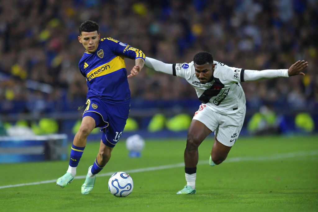 Boca Jrs e Vasco no jogo de ida da semifnal da Copa Sul-americana