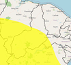Inmet emite alerta amarelo de perigo potencial para chuvas intensas em 126 cidades do Piauí