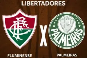Fluminense x Palmeiras, jogo de ida da semifinal da LIbertadores 2026 (Foto: imagem de reprodução)