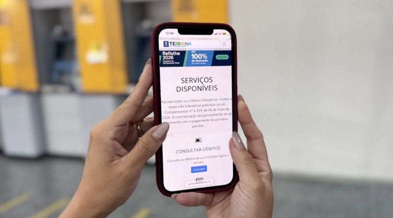 Página do portal RefisTHE 2026