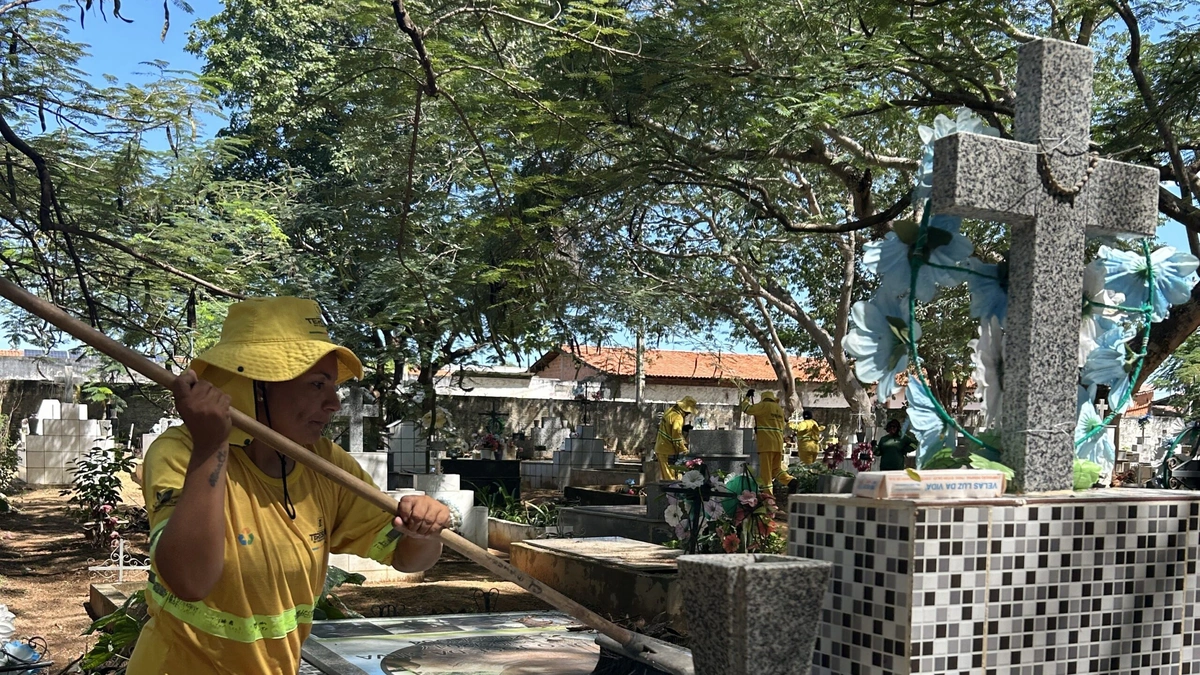 SDU Sudeste realiza ações de limpeza em cemitérios