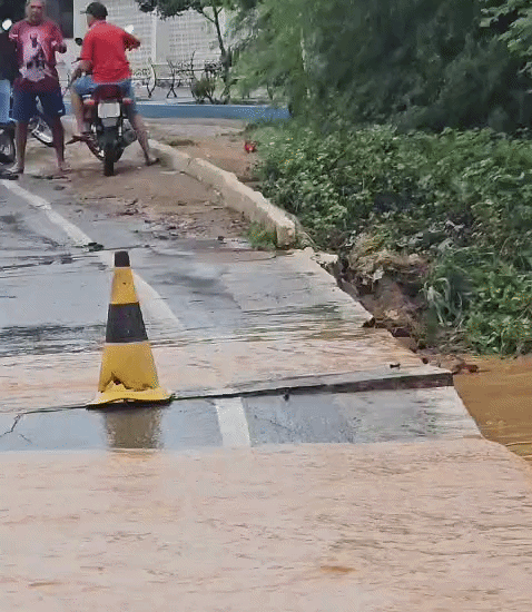 Alagamentos no sul do Piauí na cidade de Simões