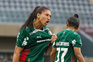 Comemoração palmeirense (Foto: Fabio Menotti/Palmeiras)