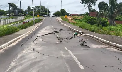 Contorno Norte cede no Vale do Gavião e levanta dúvidas sobre qualidade da obra