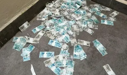 Mala voadora não escapa: PF recolhe dinheiro que tentou fugir pela janela
