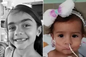 Doação de órgãos da menina Marina Ferreira Rocha, de 7 anos, deu esperança. O coração da criança, que morreu após um acidente doméstico com um quadriciclo durante o Carnaval, em Teresina, foi transplantado com sucesso na pequena Sophia Vitória, de 1 ano e 9 meses, que aguardava por um novo órgão em Fortaleza (CE) (Foto: Redes Sociais)