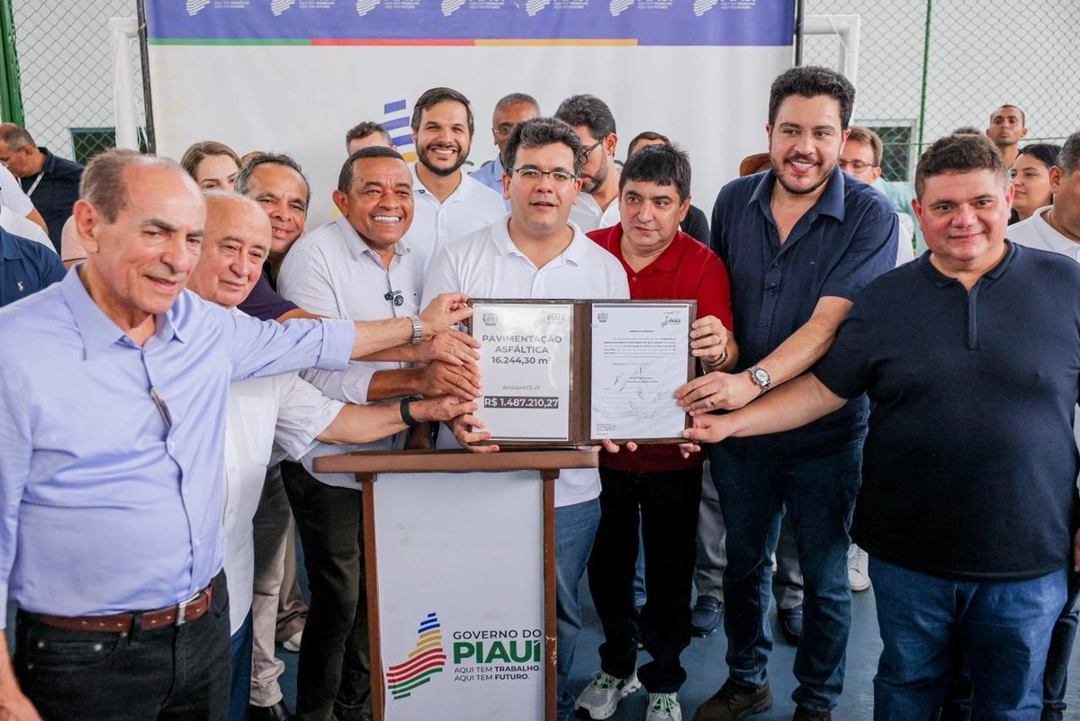 Em Amarante, Rafael Fonteles inaugura escola e autoriza mais de R$ 10 milhões em obras