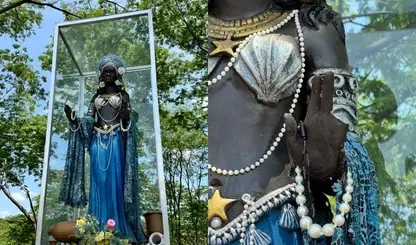 Estátua de Iemanjá é depredada em Teresina e ato gera repúdio por intolerância religiosa