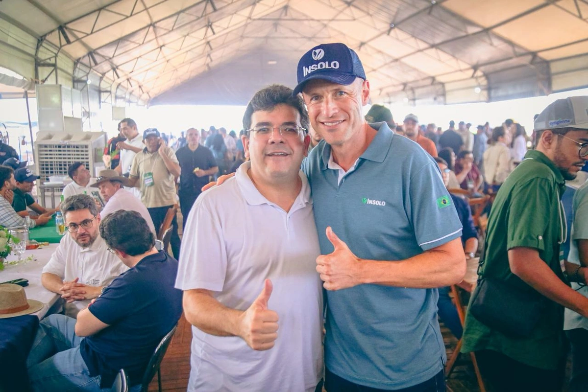 O governador Rafael Fonteles participou do Dia de Campo da Fazenda Ipê, no município de Baixa Grande do Ribeiro