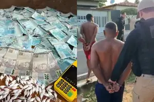 Operação da Secretaria de Segurança Pública contra o tráfico de drogas e a atuação de organizações criminosas no município de Gilbués (Foto: SSP-PI)