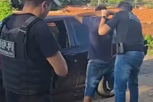 Três homens foram presos na tarde desta segunda-feira (23) durante uma operação de combate à violência contra a mulher nas zonas Leste e Sudeste de Teresina (Foto: SSP-PI)