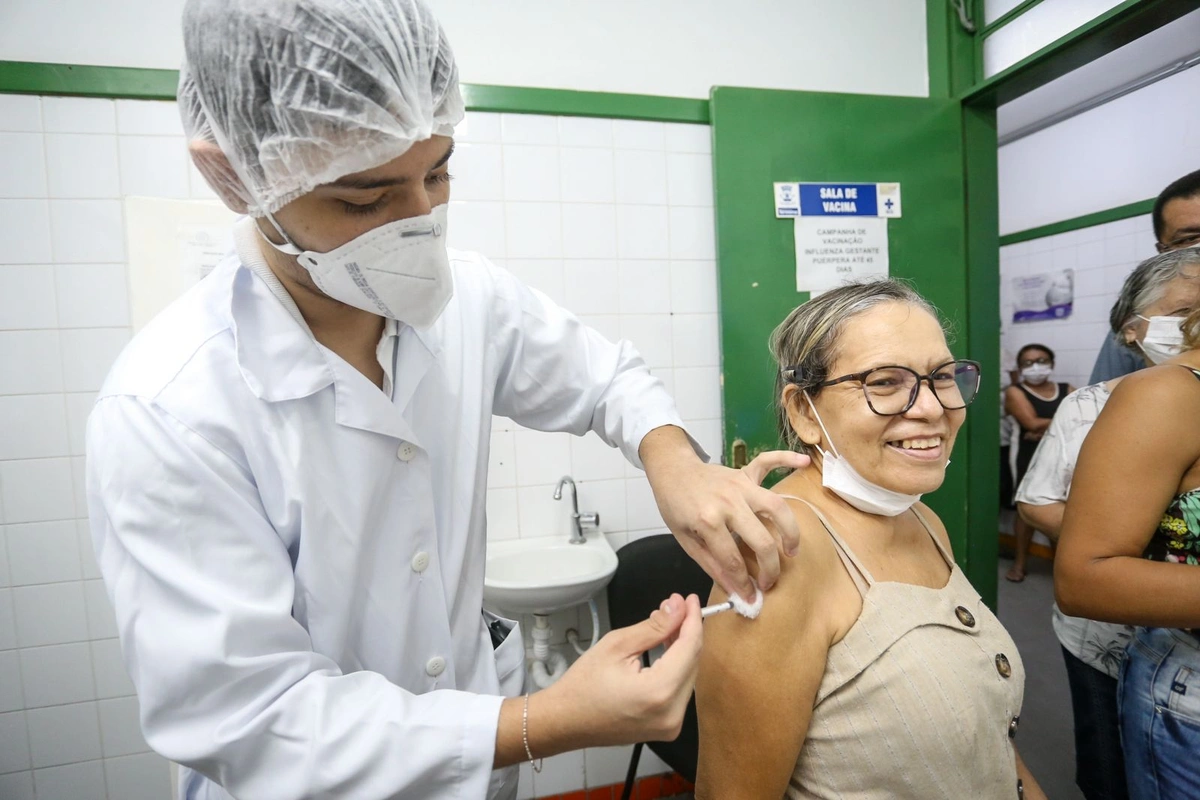 Aplicação de vacinas