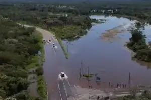 BR-135, principal ligação entre Cristino Castro e Palmeira do Piauí (Foto: Reprodução)