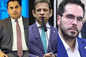 Deputados mudam de partido. Georgiano, Castro Neto e Marco Aurélio (Foto: Reprodução)