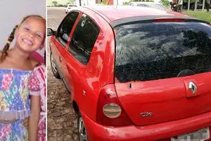 Emilly Caetano Costa, de 9 anos morta por um tiro (Foto: Reprodução)