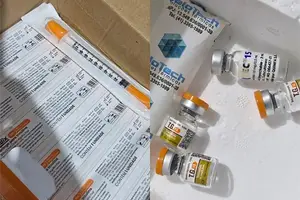 Medicamentos apreendidos pela polícia em Oeiras (Foto: SSP-PI)