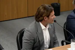 O ex-banqueiro Daniel Vorcaro, do Master, durante depoimento à Polícia Federal em 30 de dezembro, em Brasília (Foto: Reprodução / Polícia Federal)