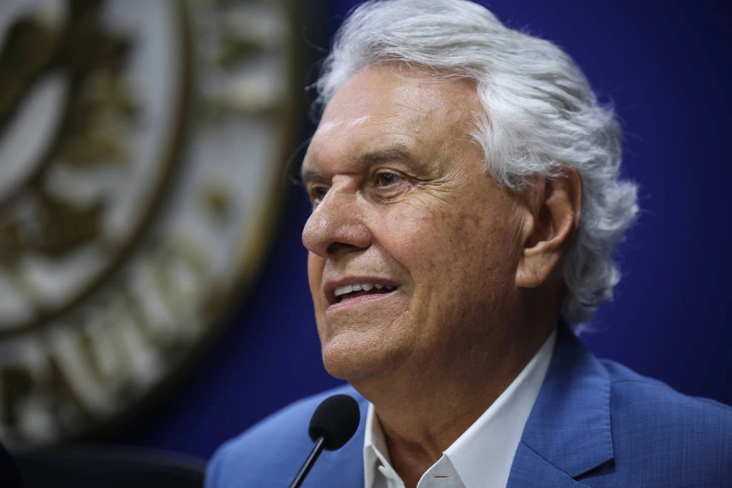 O governador de Goiás, Ronaldo Caiado, que será anunciado pré-candidato do PSD a presidente