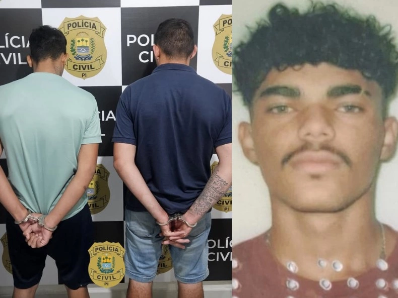 Polícia Civil do Piauí prendeu um homem e apreendeu um adolescente suspeitos de envolvimento no assassinato de Luis Fabio de Amorim