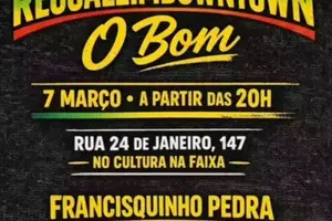 Projeto Reggaezim Downtown retorna com bailes de reggae no centro de Teresina agora aos sábados (Foto: Divulgação)