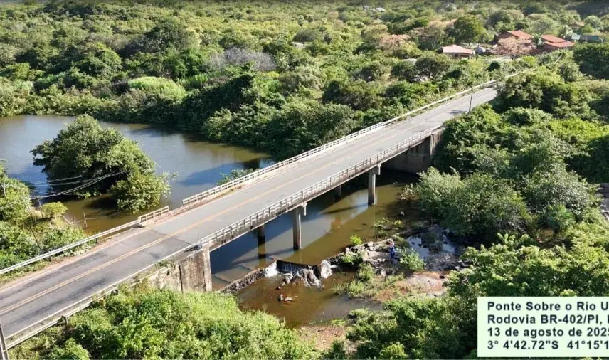 Situação de emergência em sete pontes nas BRs 222 e 403, no Norte do estado