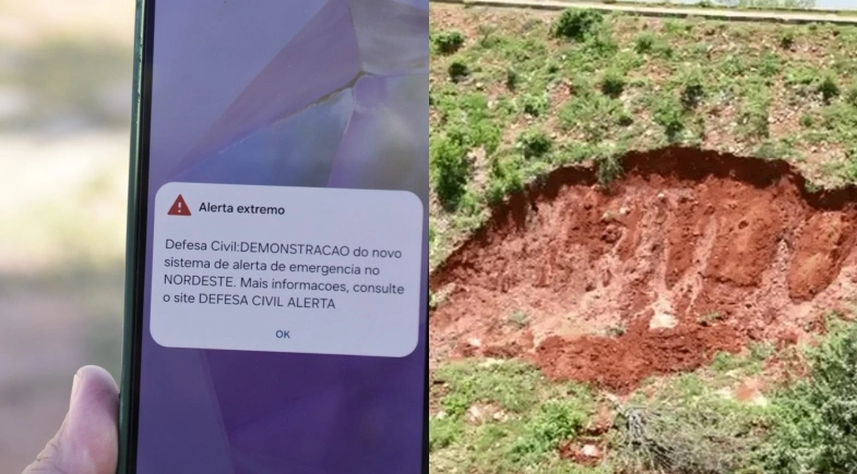 um alerta extremo foi emitido pela defesa civil para Coronel José Dias, barragem Barra do Campeste