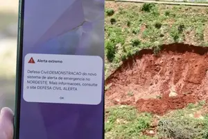 um alerta extremo foi emitido pela defesa civil para Coronel José Dias, barragem Barra do Campeste (Foto: meio news.com)
