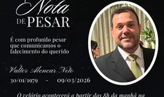 Empresário Valter Alencar Neto morre aos 47 anos em Teresina