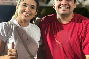 A vice Nathalia e o prefeito Felipe (Foto: Redes Sociais)