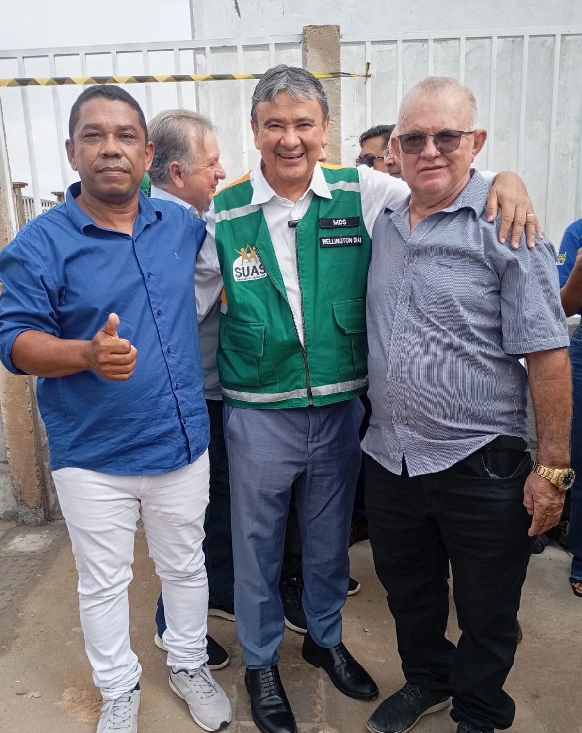 Chico Monteiro e o ministro Wellington Dias